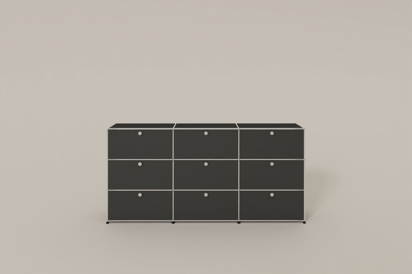 USM Haller Highboard mit 9 Klapptüren