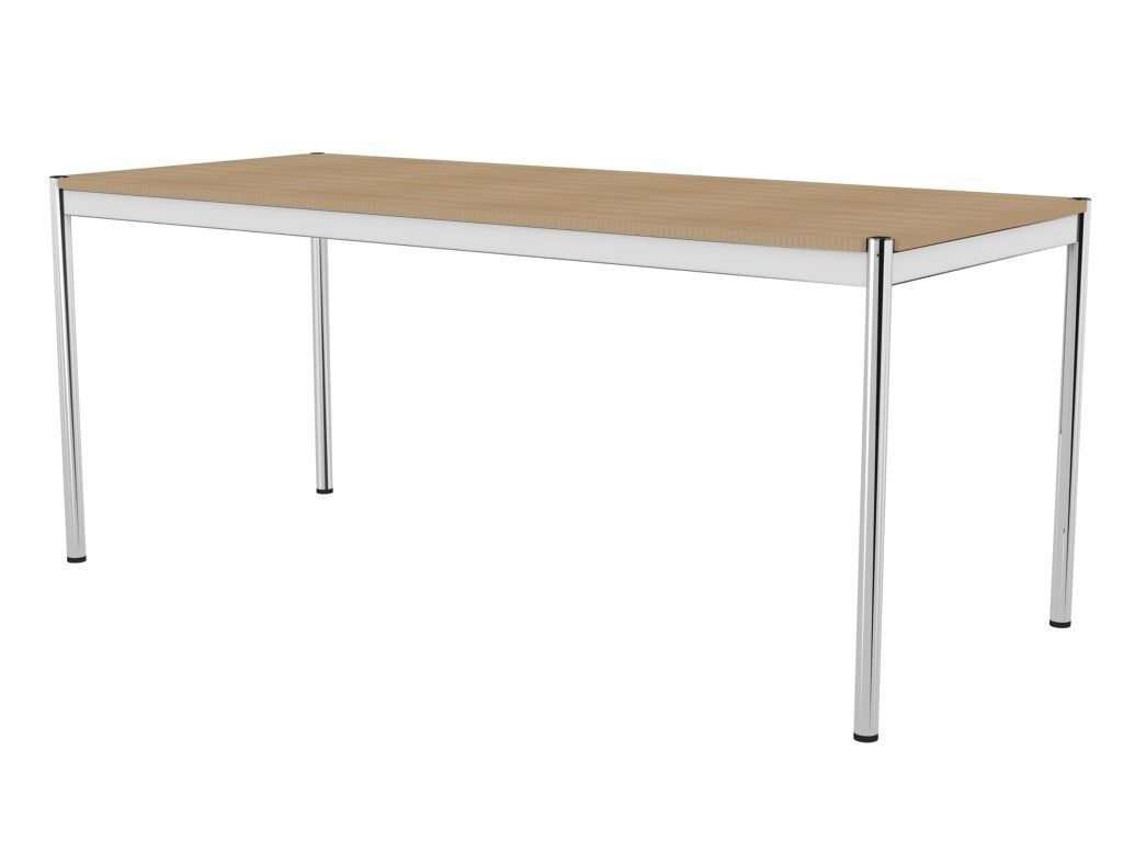 USM Haller Tisch, Tiefe 1000 mm, Holz furniert, geölt / lackiert, Oberfläche wählbar, Länge wählbar