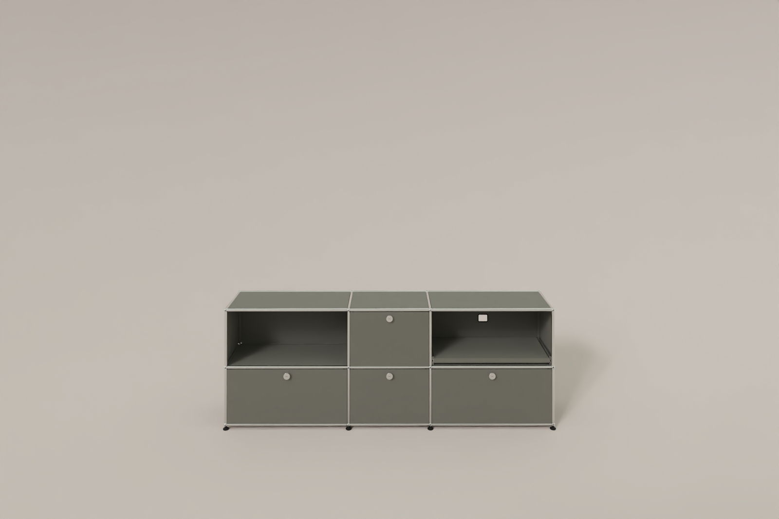 USM Haller Sideboard, 4 Klapptüren, 1 Ausziehtablar