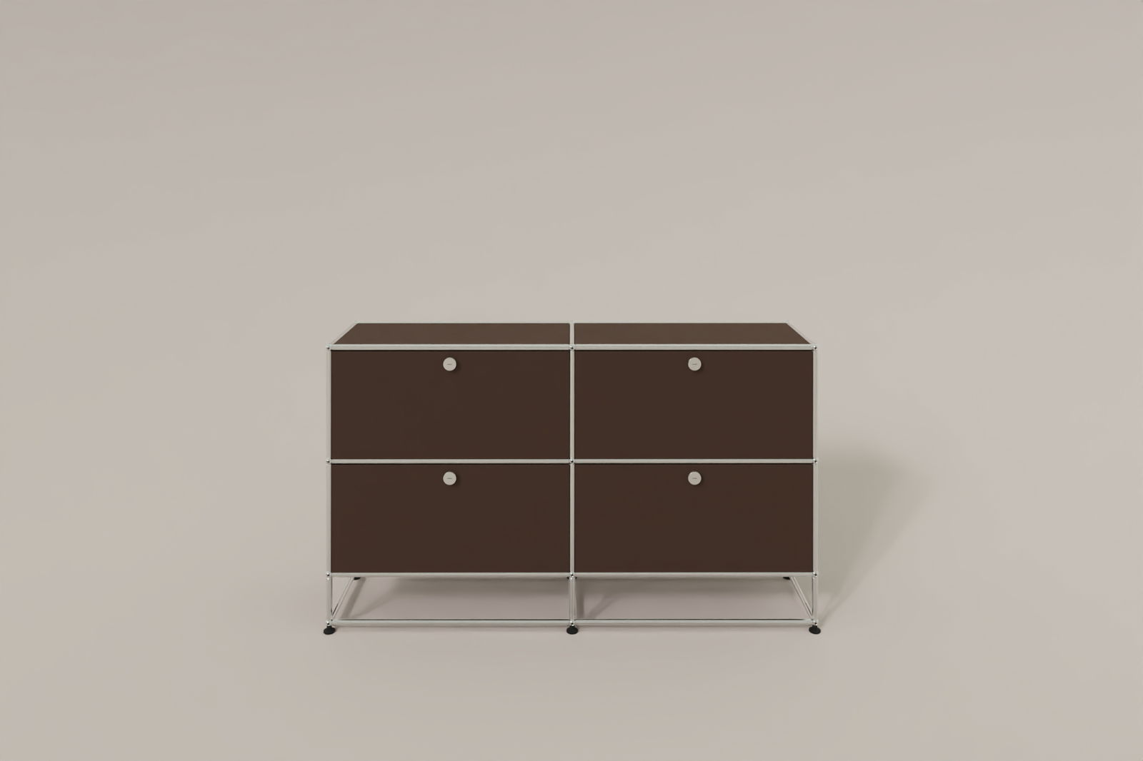 USM Haller Sideboard, mit 4 Klapptüren und Sockel von Paul Schärer & Fritz Haller