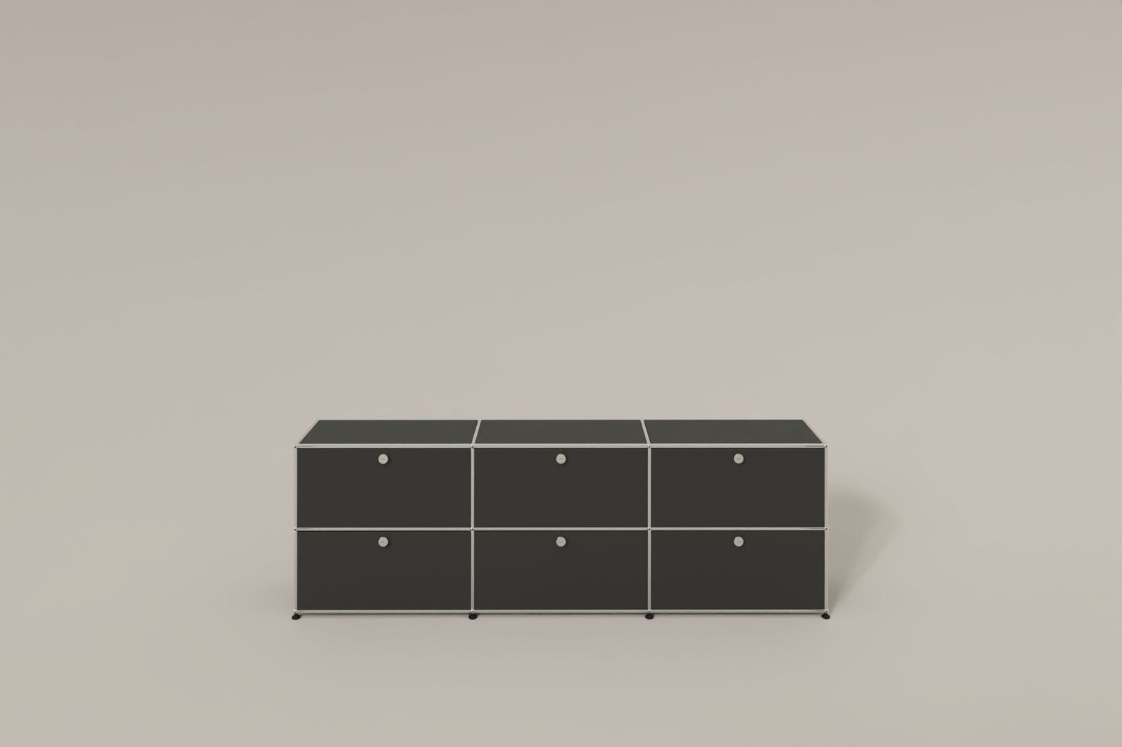 USM Haller Sideboard, mit 6 Klapptüren, von Paul Schärer & Fritz Haller