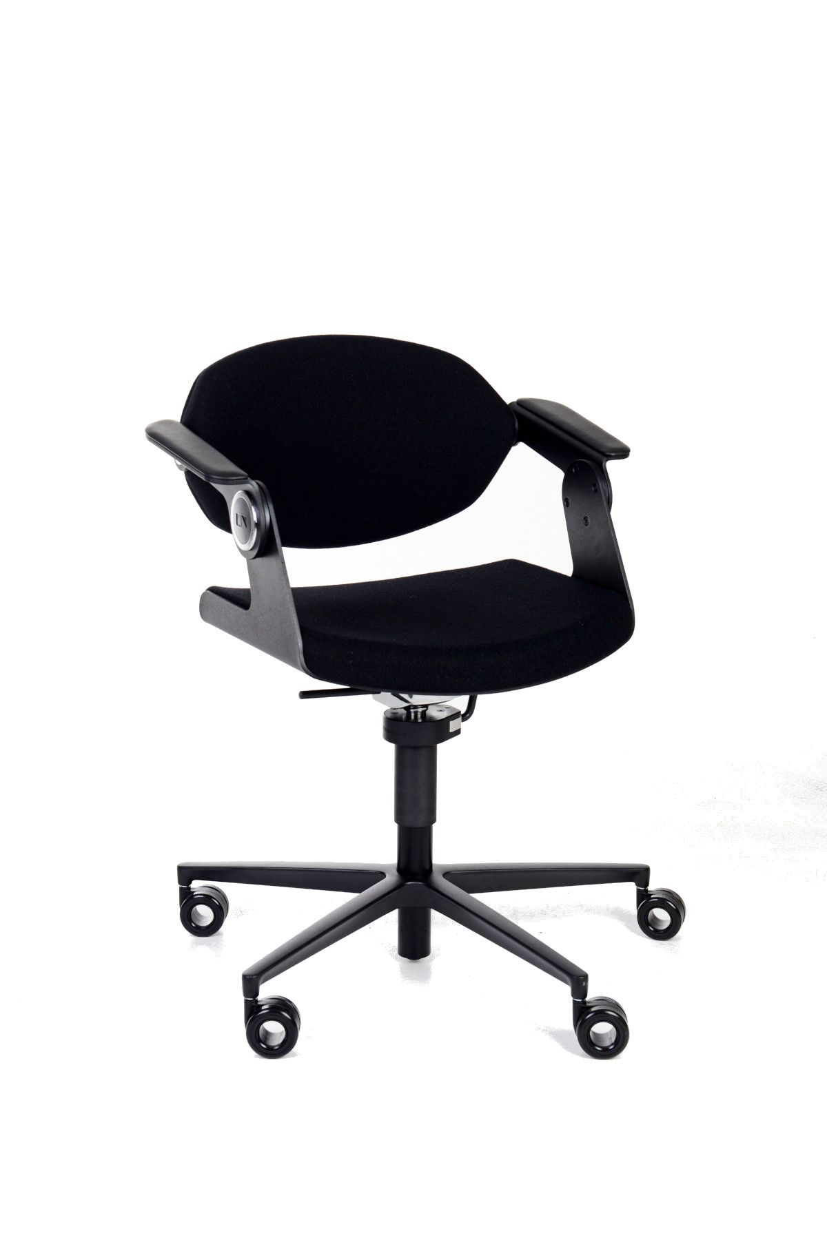 BALACE.CHAIR Steh-Sitz-Stuhl mit beweglicher Rückenlehne, Bezug wählbar