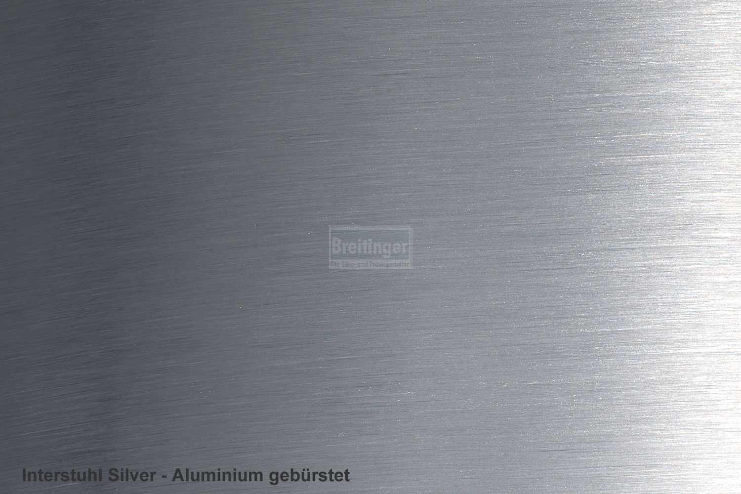 Design-Chefschreibtisch Interstuhl Silver in Bootsform, Plattenausführung wählbar