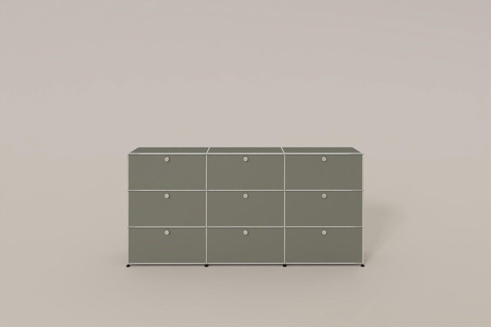 USM Haller Highboard mit 9 Klapptüren