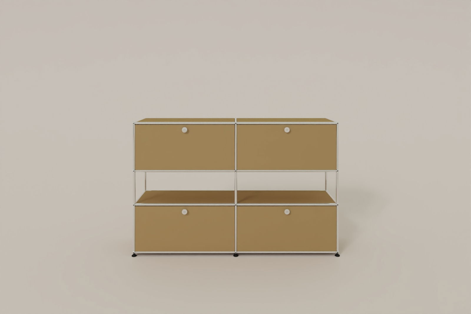 USM Haller Highboard mit 4 Klapptüren und offener Ebene