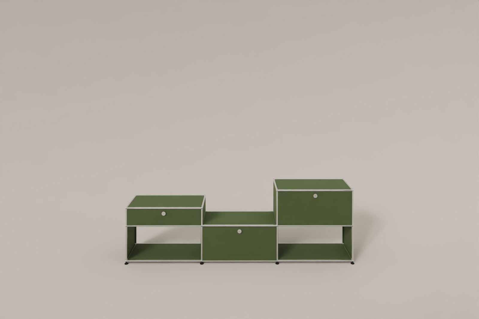 USM Haller Sideboard, 2 Klapptüren und 1 Schubkasten